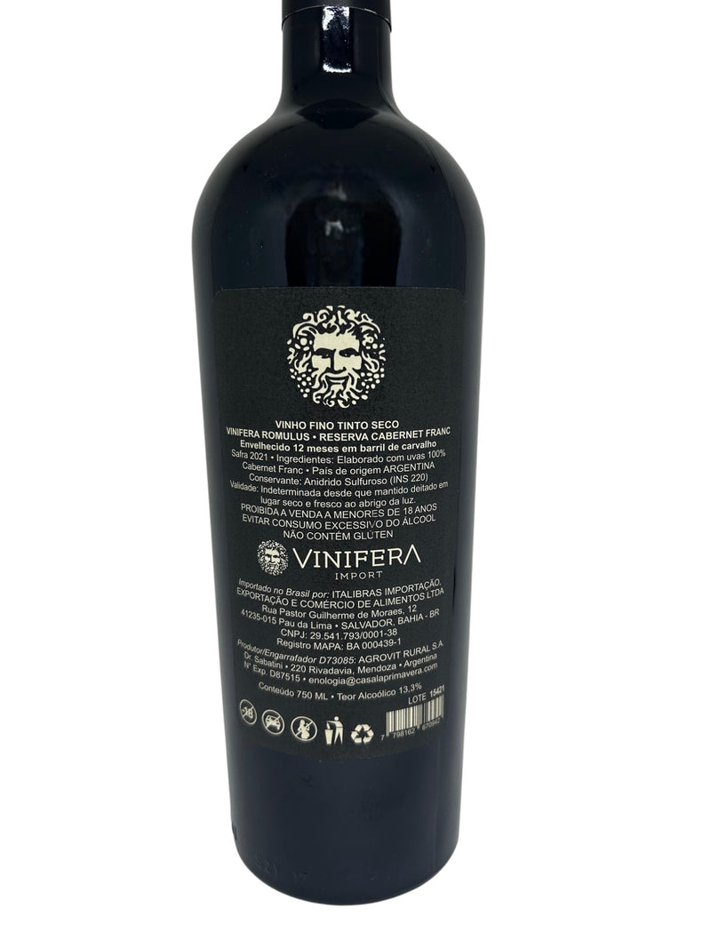 Romulus Reserva Cabernet Franc – Vinífera Safra 2021